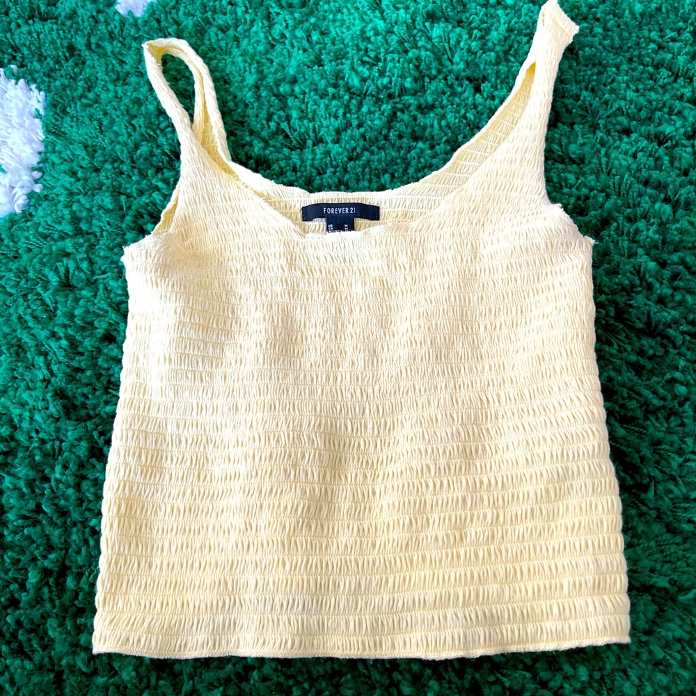 Yellow Crop Top